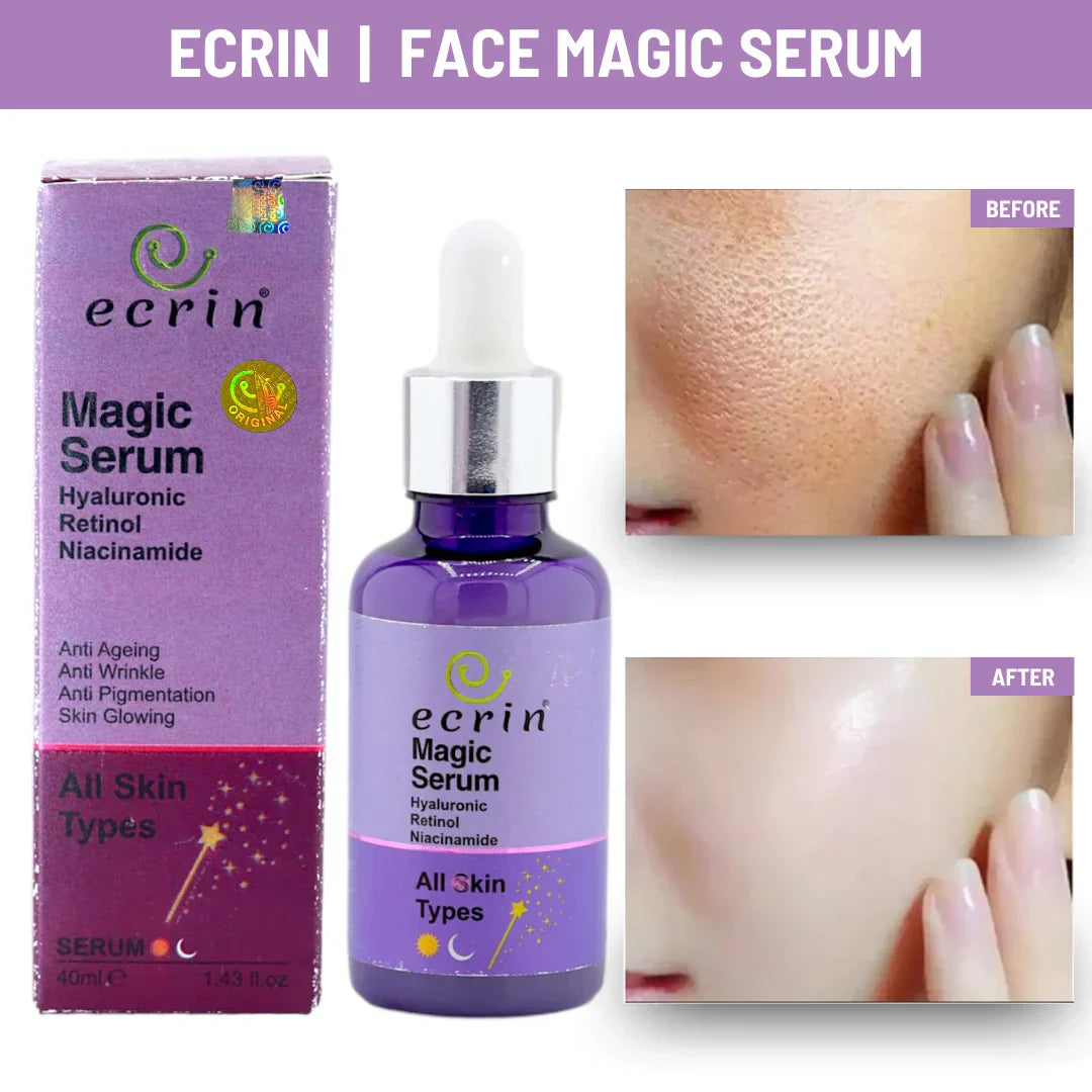 Ecrin Magic Serum - remove scars and get extra glow on your face.