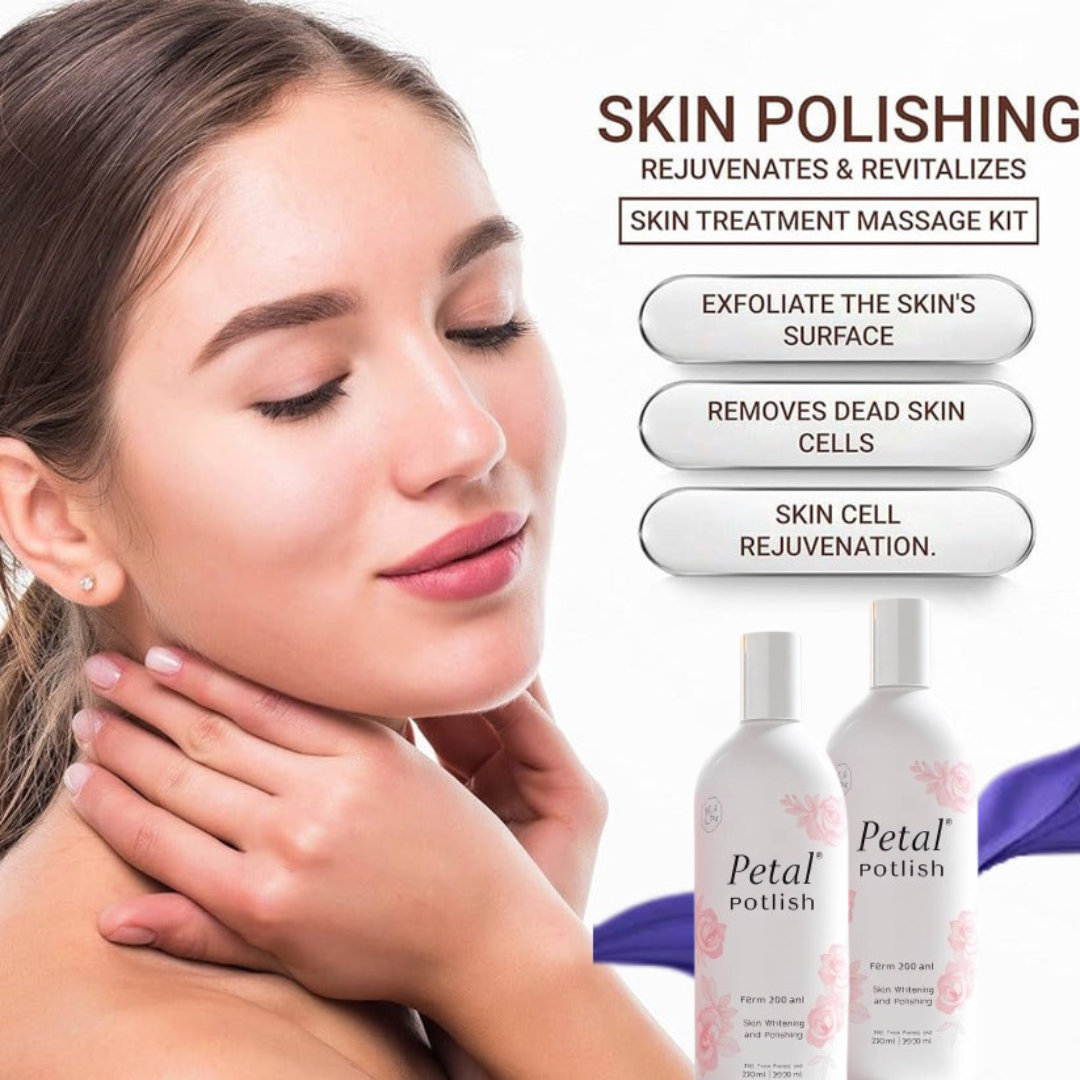 Petal Polish Cosmetics Skin Polish Kit (Pack of 4)